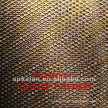 300mm gold expanded metal mesh